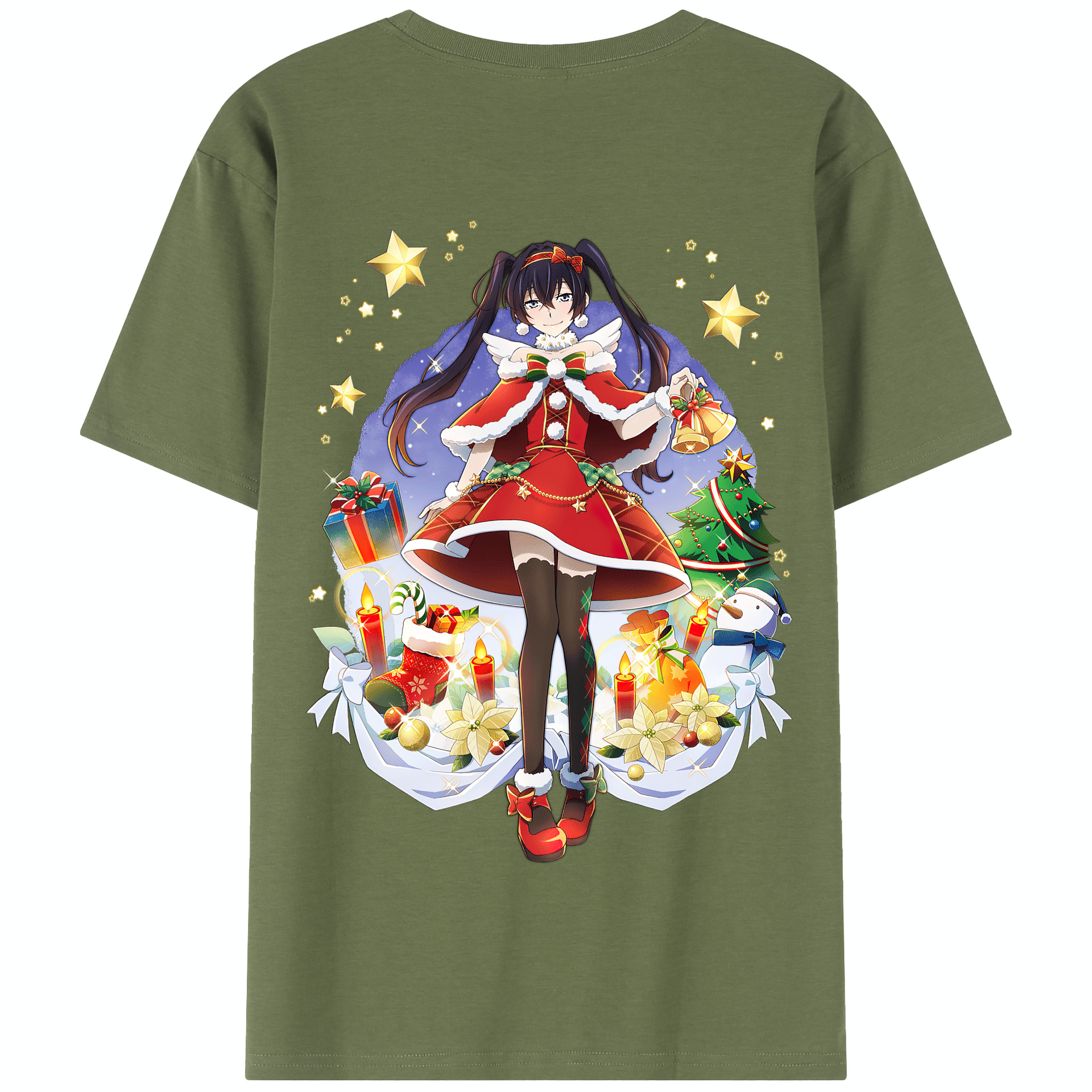 （画像用） 文豪ストレイドッグス Bungo Stray Dogs 綿100％半袖Tシャツ（背面プリント）